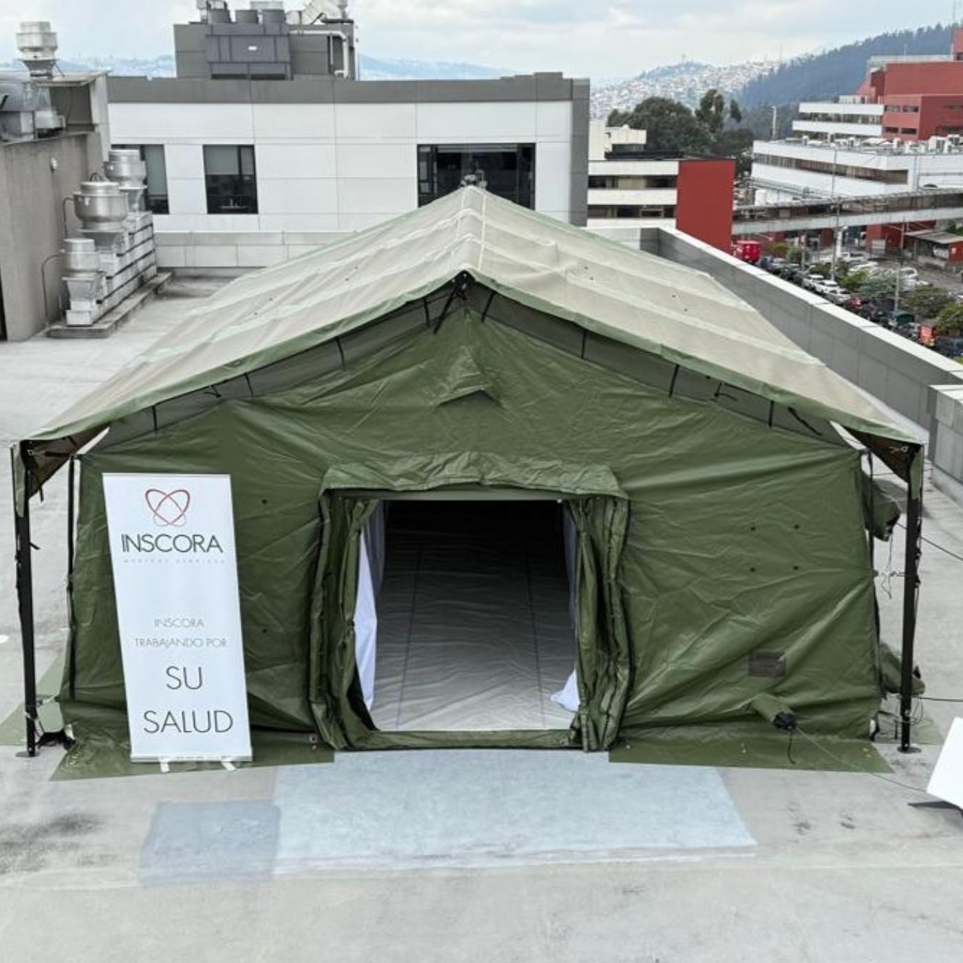 carpa para servicios medicos in situ